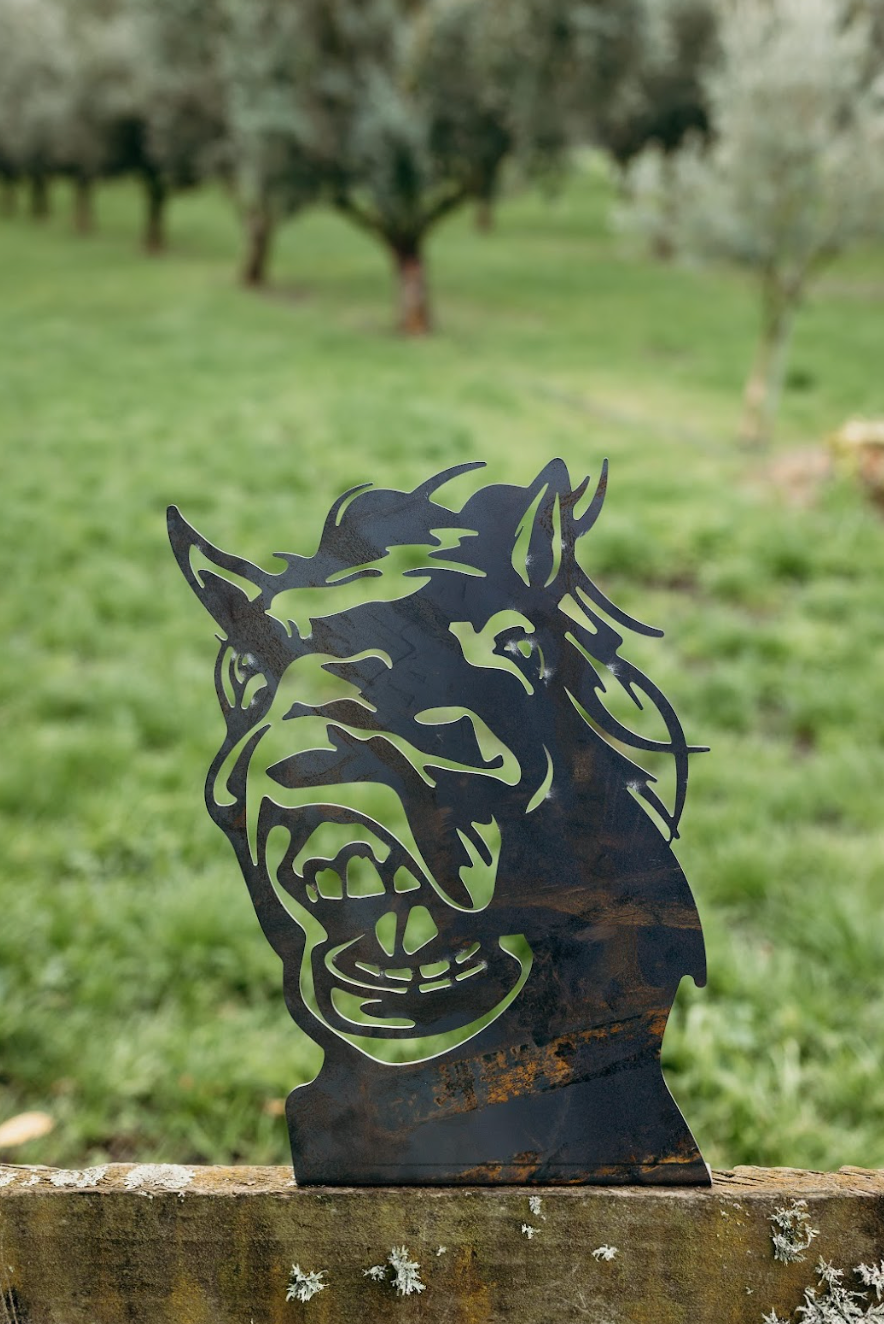 Smiling Horse - Rusty Deer